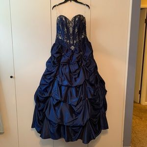 Floor length prom gown